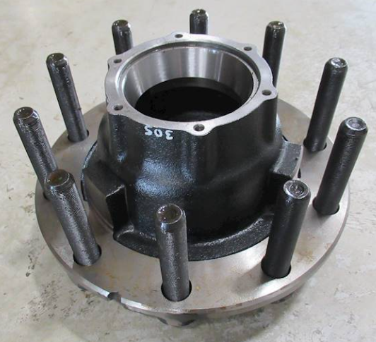 Trailer Hub HT818RD With Studs 150.T1302.S1
