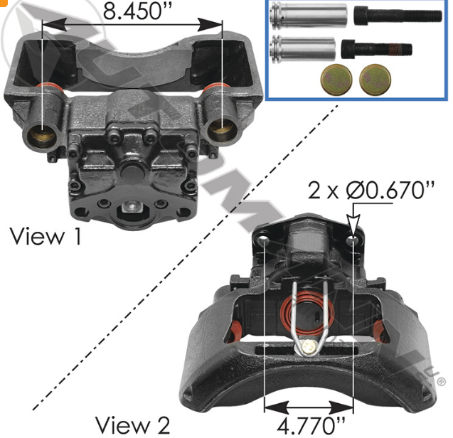PAN17 Air Disc Caliper RH 158.40175073