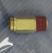 Brass PLC Connector 1/4 Tube X 1/8 NPT PL1368-4A 177.13B684A