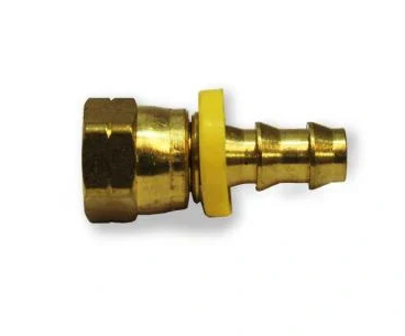 Female SAE Swivel Push Lock Fitting 1/4 Barb X 1/4 SAE 728-44 177.86244