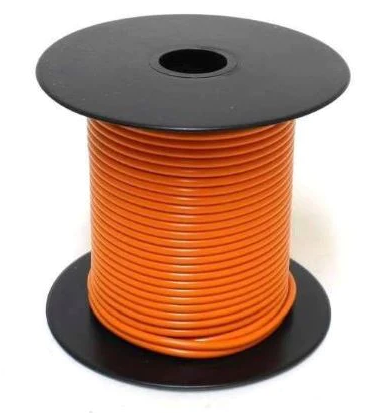 Orange 12 Gauge Wire 100' 178.2112NG