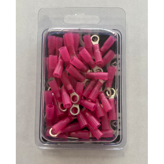Heat Shrink Ring Terminal #10 22-16 Gauge 50 Pack 178.5102HS-50