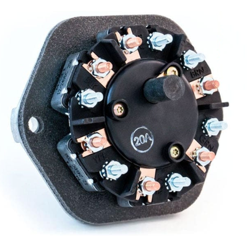 7 Way Socket Split Pin With 20 Amp Breakers 179.1020