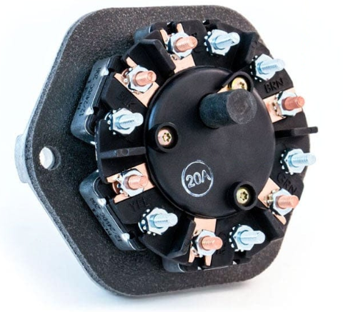 7 Way Socket With 20 Amp Breakers 179.1020