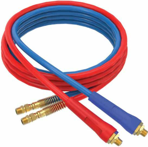 12' Straight Red And Blue Air Line Set 179.3040.12