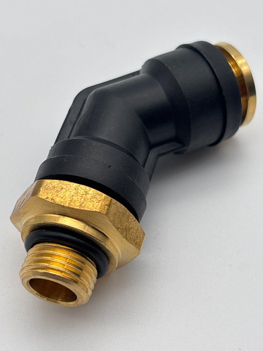 PTC 45 Degree Elbow 5/8 Tube X M16 X 1.5 177.12C7410M16