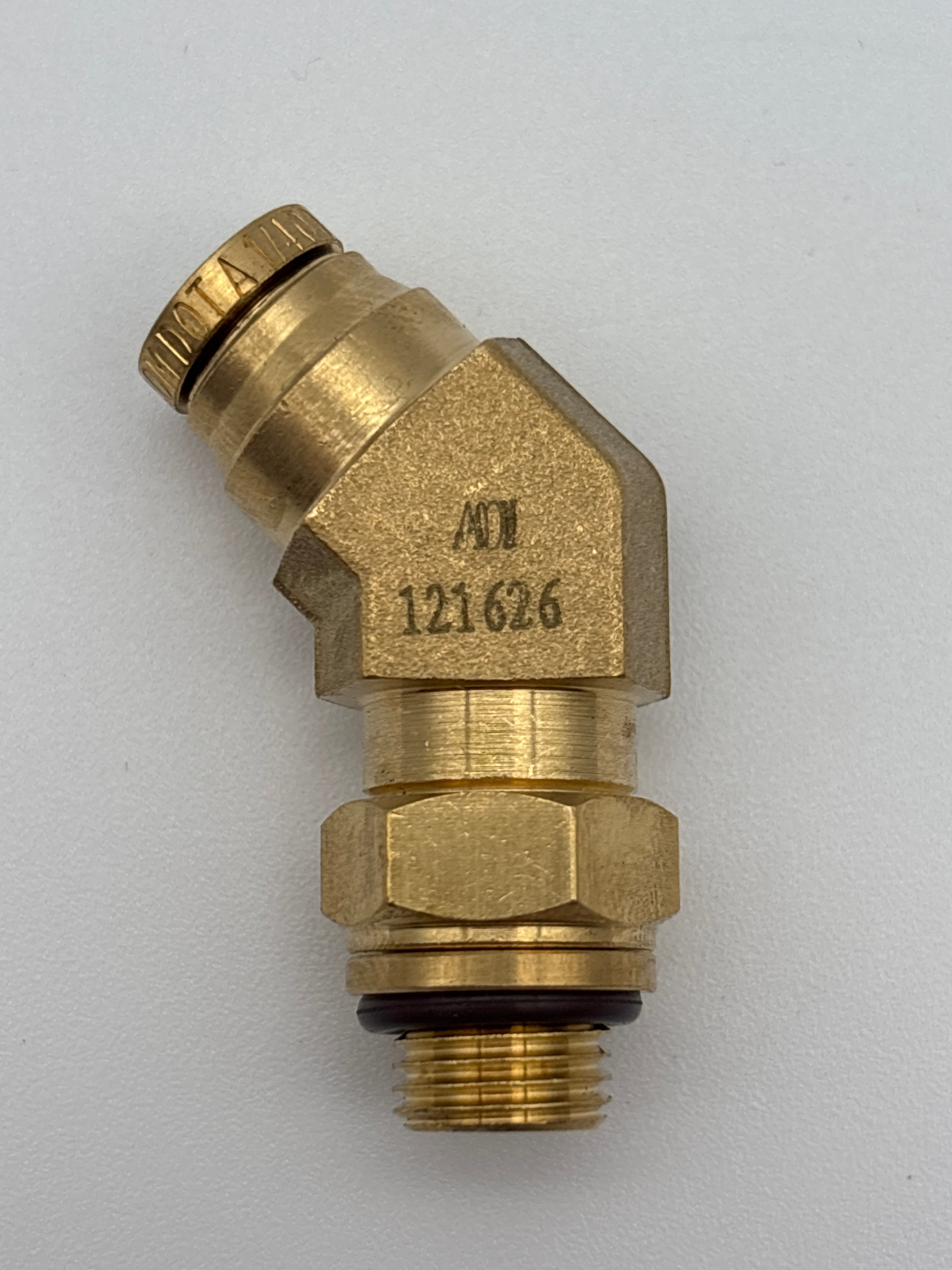 45 PLC Brass Male Elbow 1/4 Tube X M10 X 1.0 177.13B744M10