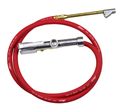 Milton Tire Inflator Gauge Dual Head Air Chuck 15" S-516