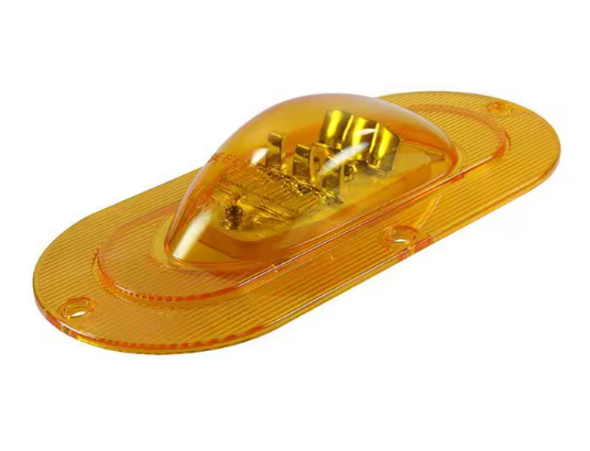 Amber LED Oval Midship Turn Signal Grote Connector 54203