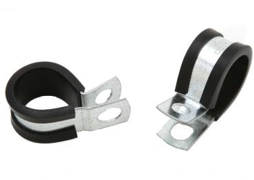 Rubber Covered 1/4" Tube Clamp 1/4" Hole 561.3104