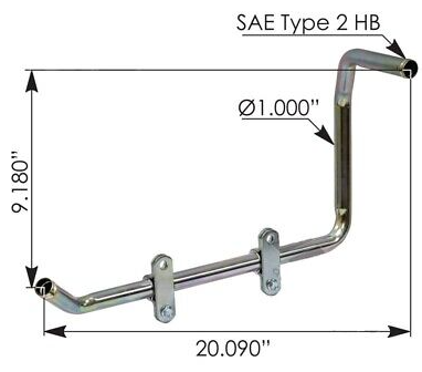 Freightliner Heater Return Pipe 561.46122