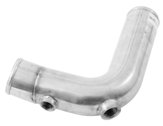 Kenworth Lower Radiator Pipe Stainless Steel 561.59341SS