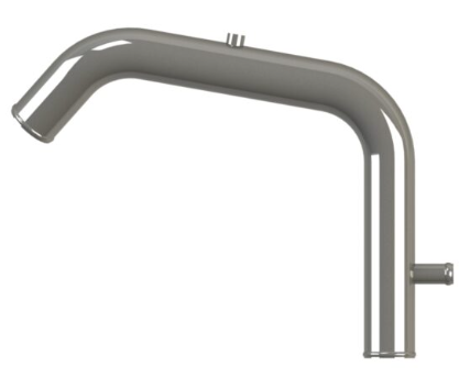 Peterbilt Lower Radiator Pipe 304SS 561.75887SS