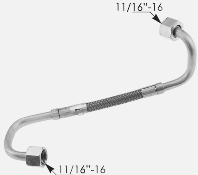 Cummins Turbo Coolant Supply Tube ISX15 561.901161