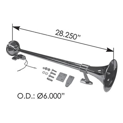 Single Air Horn 28.25" 562.1301