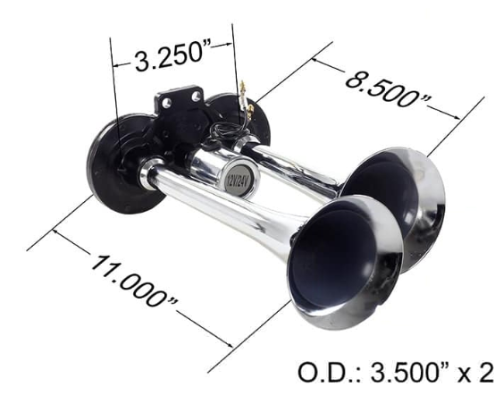 Dual Air Horn 105DB 562.1303
