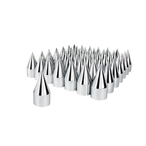 1-1/2 Chrome Plastic Pointed Lug Cover Push On 60 Count 562.A4019CP-BX60