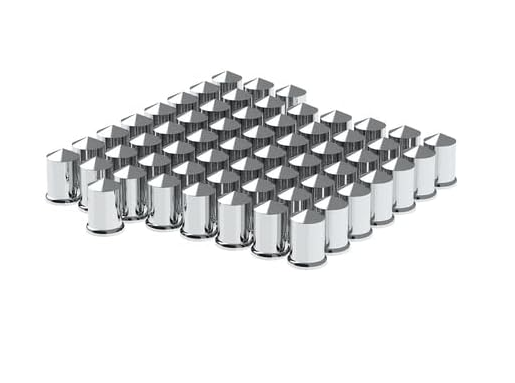 1-1/2 Chrome Plastic Push On Lug Nut Cover 60 Pack 562.A4067CP-BX60