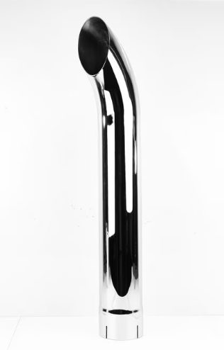 5x36 Stack 5 ID X 36 Chrome Curved Stack 562.U5536C