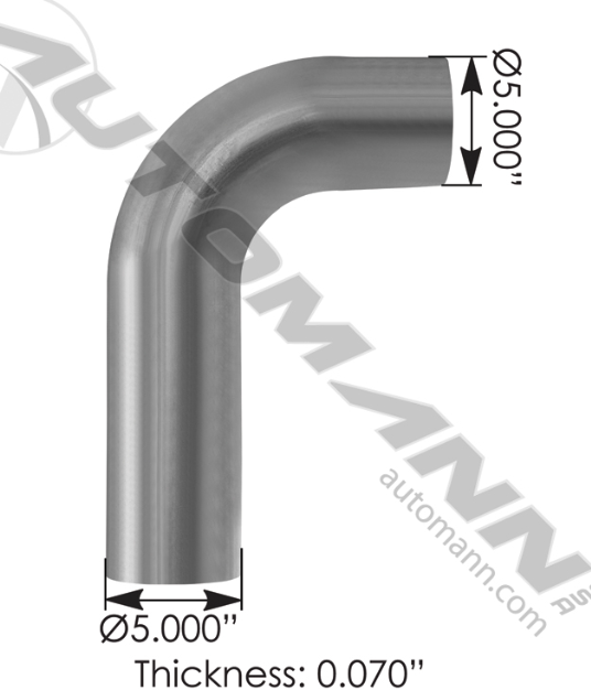 Volvo Exhaust Elbow Stainless Steel 562.U967287SS
