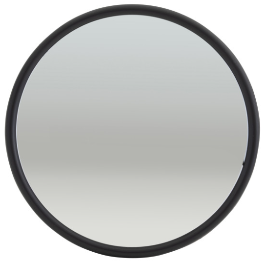 8.5" Black Offset Mount Convex Mirror 563.9099