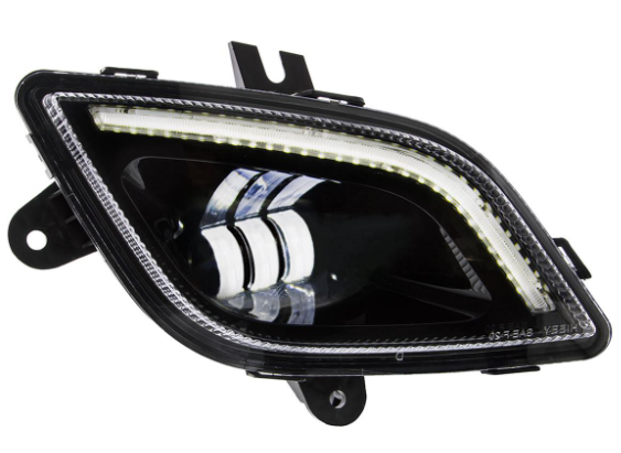 Freightliner RH LED Black Fog Lamp 564.46077RBY