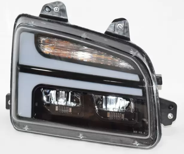 Kenworth T880 RH LED Headlamp Black 564.59126LB