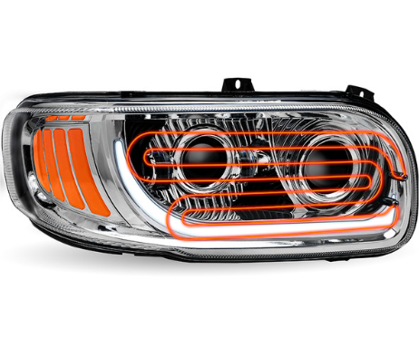 Peterbilt 389 Heated Lens Headlamp RH 564.750103C