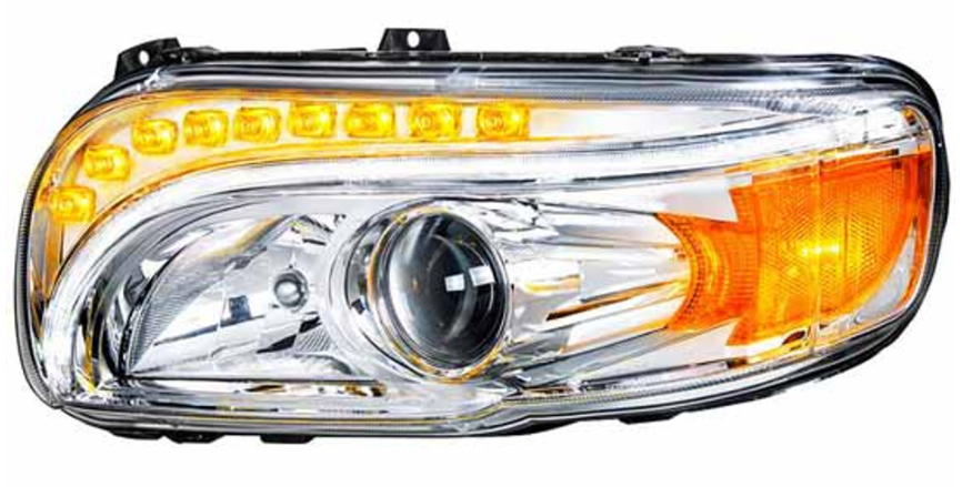 Peterbilt 388 389 LH LED Projector Headlamp 564.75090DCY