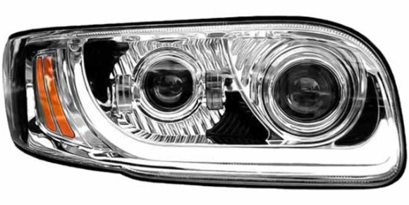 Peterbilt 389 Chrome RH Projector Headlamp 564.75096DC