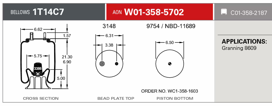 5702 Air Bag 566.ER5702