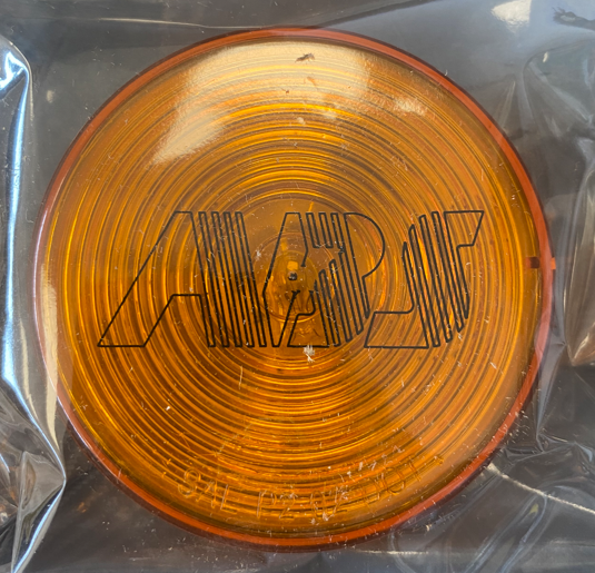 2-1/2" Round Amber ABS Marker Light 571.LG10ABS