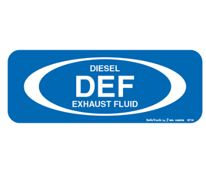 DEF Diesel Exhaust Fluid Decal 571.D147