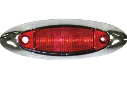 Red LED Marker & Chrome Bezel 571.LD271R13