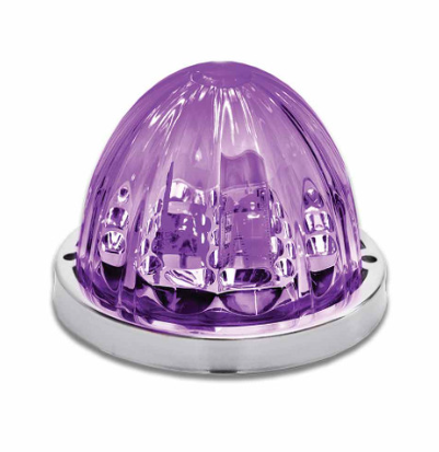 LED Watermelon Cab Light Purple Clear Lens 571.LD323GEMCPW