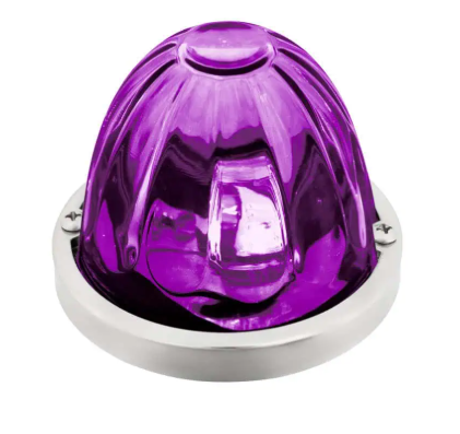 Watermelon LED Light Clear Glass Lens Purple 571.LD323P2