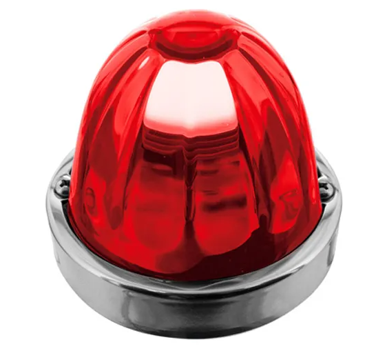 Watermelon LED Light Clear Glass Lens Red 571.LD323R2