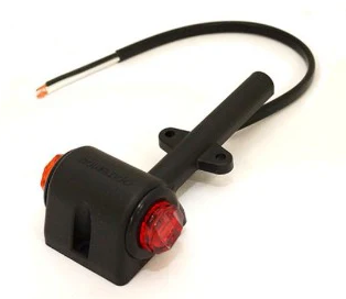 Amber/Red LED Fender Mount Light LH 571.LD33AR-LH-K