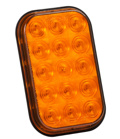 Amber LED 4" X 6"  STT Lamp 571.LD45A15