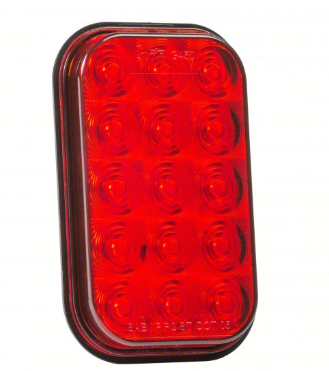 Red LED 4" X 6" STT Lamp 571.LD45R15