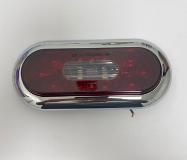 Red LED Oval Lamp With Reverse Surface Mount 571.LD604RW14