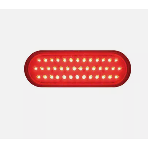 Red LED 6" Oval STT 40 Diode Lamp 571.LD60R40