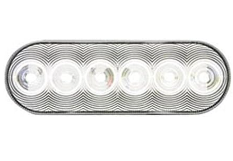 Clear LED Oval Lamp 6 Diodes 571.LD60W6