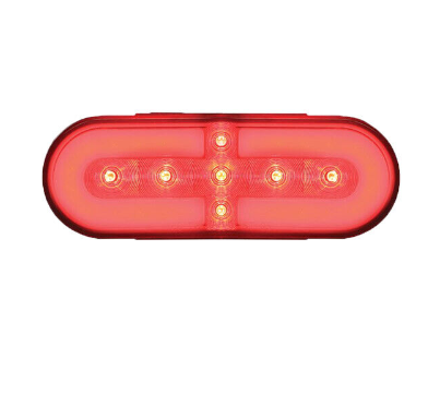 Red LED Oval Zeon Halo Light 571.LD61R31