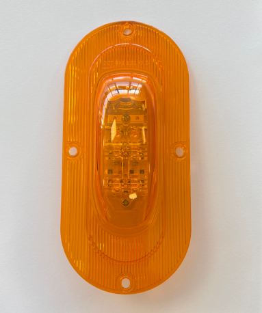 Amber LED Oval Midship Turn Signal Weathertight Connector 571.LD663A9-1