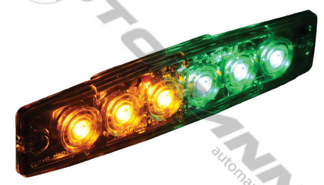 Amber/Green Mini Warning Strobe Light 571.LD9CAGL6