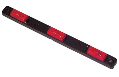 Red LED Light Bar With 1 X 2 Lamps 571.LD153R3