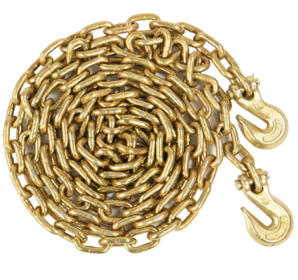 1/2 Chain x 20' G70 With Hooks 573.KG701220