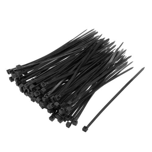 100 Count 4" Black Cable Zip Tie 577.0418UV