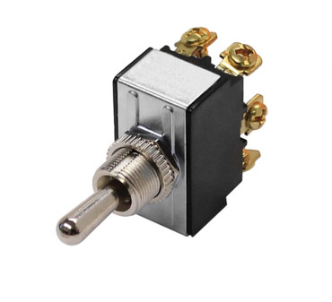 MomOn-Off-MomOn Toggle Switch 20 Amp 6 Screw DPDT 577.3006